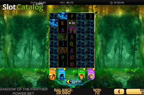 Οθόνη5. Shadow of the Panther Power Bet Κουλοχέρης 