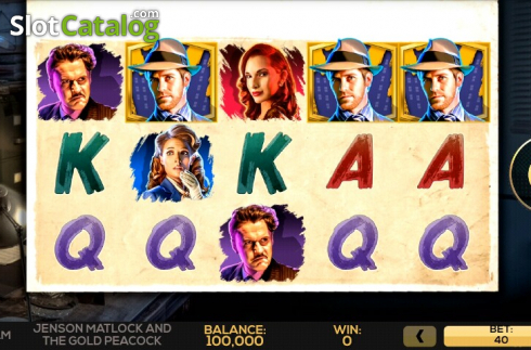 Οθόνη3. Jenson Matlock and the Gold Peacock Κουλοχέρης