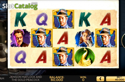 Οθόνη4. Jenson Matlock and the Gold Peacock Κουλοχέρης