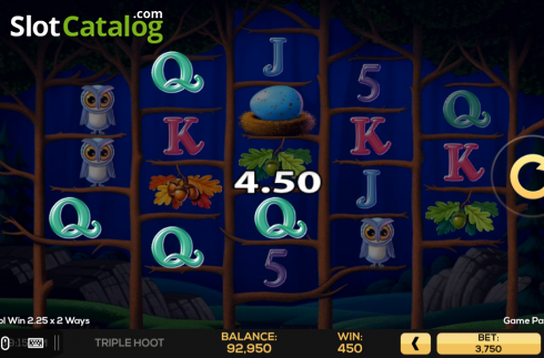 Οθόνη5. Triple Hoot Κουλοχέρης 