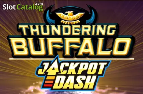 Thundering Buffalo: Jackpot Dash Λογότυπο Thundering Buffalo: Jackpot Dash Λογότυπο