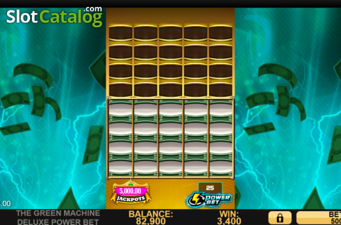 Οθόνη6. Green Machine Deluxe Power Bet Κουλοχέρης