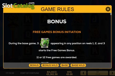 Οθόνη5. Fort of Fortune Κουλοχέρης
