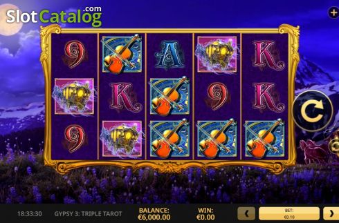 Οθόνη2. Gypsy 3: Triple Tarot Κουλοχέρης 