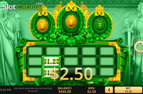 Οθόνη6. The Green Machine Deluxe Racking Up Riches Κουλοχέρης