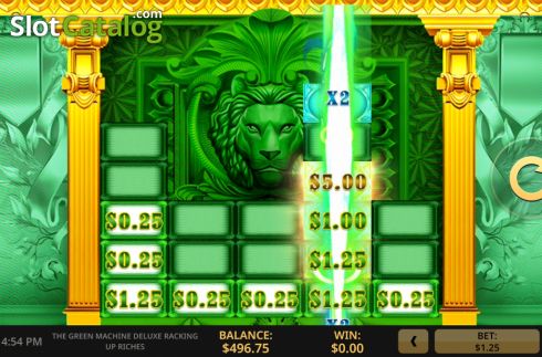 Οθόνη7. The Green Machine Deluxe Racking Up Riches Κουλοχέρης