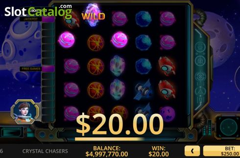 Οθόνη3. Crystal Chasers Κουλοχέρης 