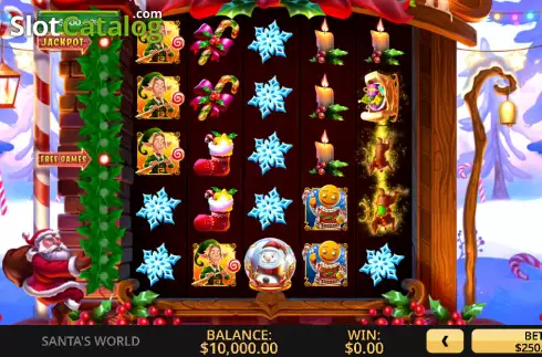 Οθόνη2. Santa's World Κουλοχέρης