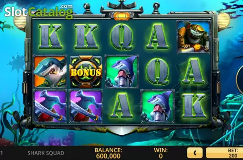 Οθόνη2. Shark Squad Κουλοχέρης