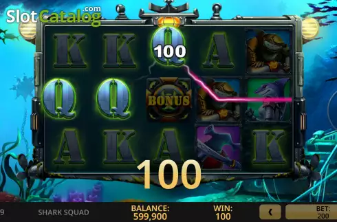Οθόνη3. Shark Squad Κουλοχέρης