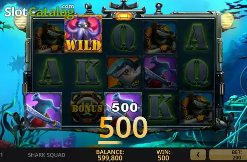 Οθόνη4. Shark Squad Κουλοχέρης