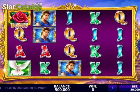 Οθόνη2. Platinum Goddess Ways Κουλοχέρης