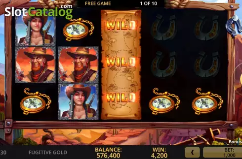 Οθόνη6. Fugitive Gold Κουλοχέρης 