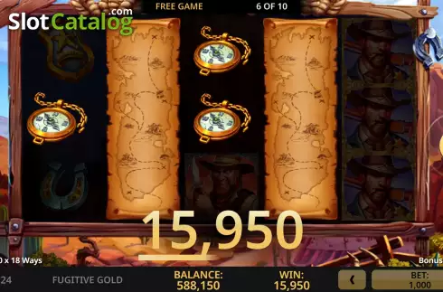 Οθόνη7. Fugitive Gold Κουλοχέρης 