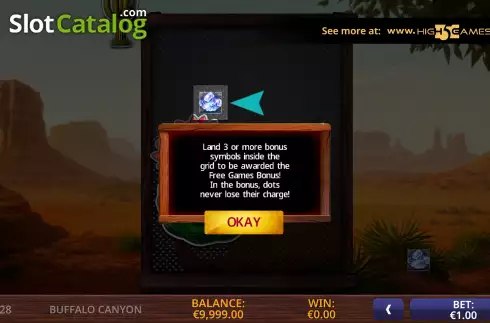 Οθόνη3. Buffalo Canyon Κουλοχέρης