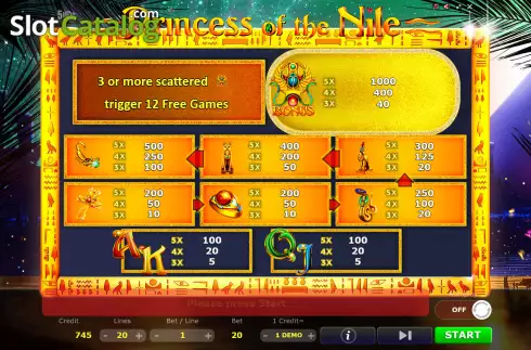 Οθόνη7. Princess of The Nile Κουλοχέρης 