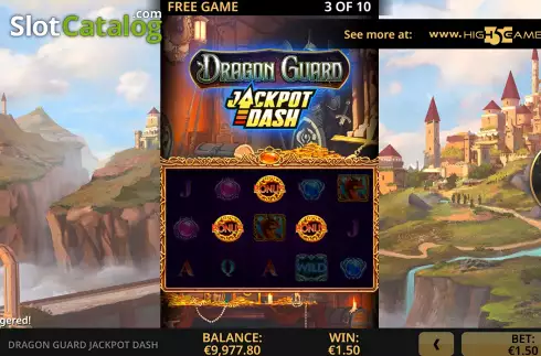 Οθόνη9. Dragon Guard Jackpot Dash Κουλοχέρης