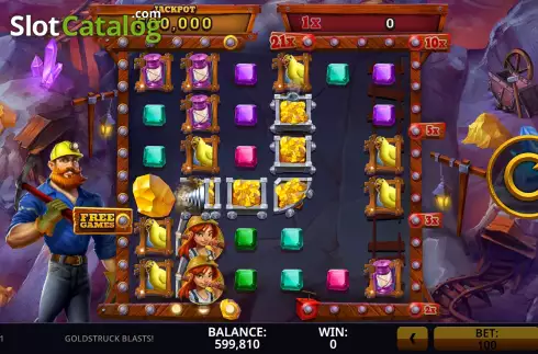 Οθόνη3. Goldstruck Blasts! Κουλοχέρης