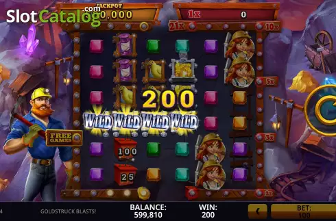 Οθόνη4. Goldstruck Blasts! Κουλοχέρης