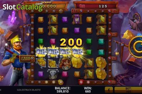 Οθόνη5. Goldstruck Blasts! Κουλοχέρης