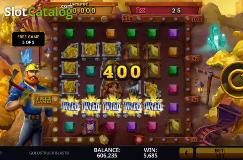 Οθόνη9. Goldstruck Blasts! Κουλοχέρης