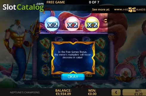 Οθόνη7. Neptune's Champions Κουλοχέρης