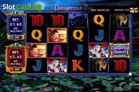 Οθόνη2. Dangerous Beauty Jackpot Κουλοχέρης