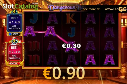 Οθόνη5. Dangerous Beauty Jackpot Κουλοχέρης