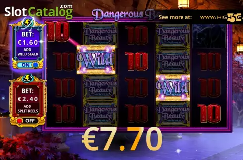 Οθόνη6. Dangerous Beauty Jackpot Κουλοχέρης