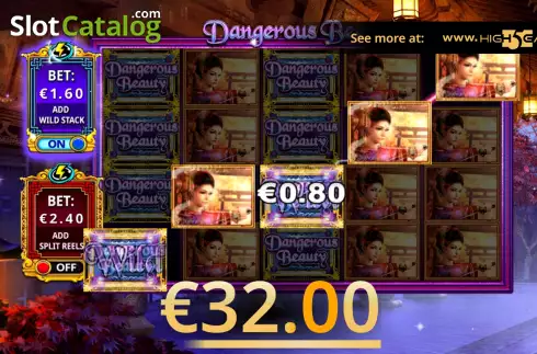 Οθόνη8. Dangerous Beauty Jackpot Κουλοχέρης