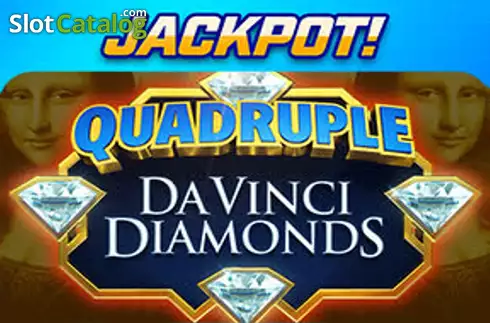 Quadruple Da Vinci Diamonds Jackpot Λογότυπο Quadruple Da Vinci Diamonds Jackpot Λογότυπο