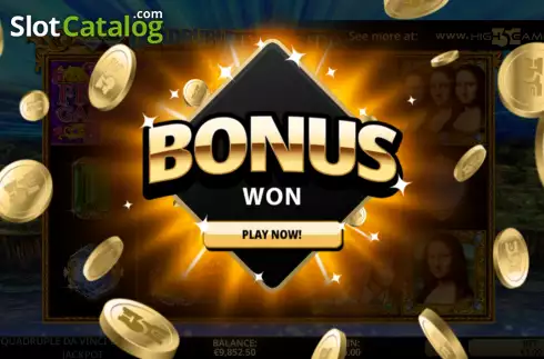 Οθόνη6. Quadruple Da Vinci Diamonds Jackpot Κουλοχέρης