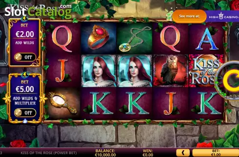 Οθόνη3. Kiss Of The Rose (Power Bet) Κουλοχέρης 