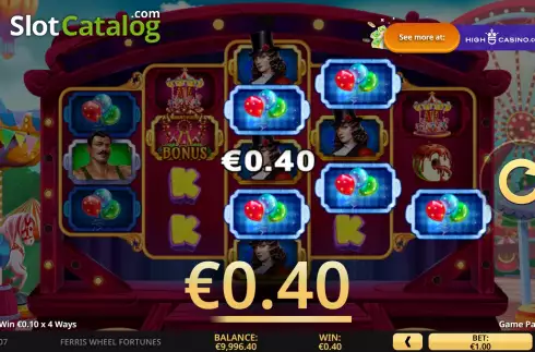 Οθόνη4. Ferris Wheel Fortunes Κουλοχέρης