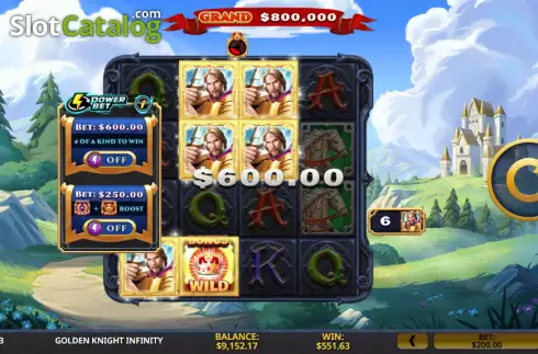 Οθόνη3. Golden Knight Infinity Κουλοχέρης