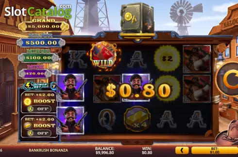 Οθόνη3. Bankrush Bonanza Κουλοχέρης