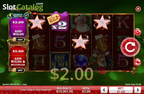 Οθόνη3. A Visit From St. Nick Power Bet Κουλοχέρης