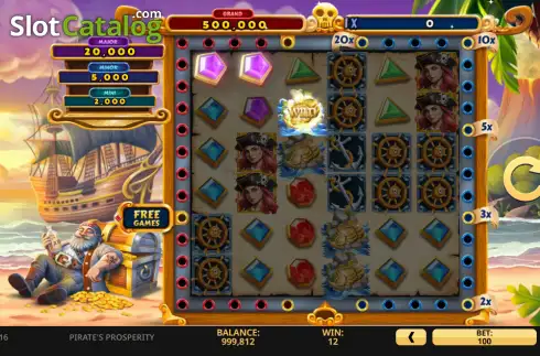 Οθόνη3. Pirate's Prosperity Wild Train Κουλοχέρης