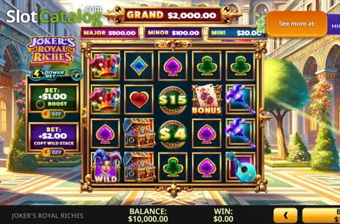 Οθόνη2. Joker's Royal Riches Κουλοχέρης