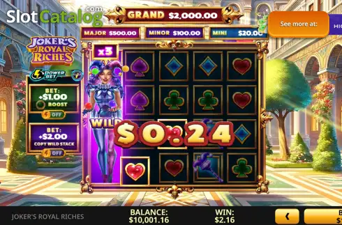 Οθόνη3. Joker's Royal Riches Κουλοχέρης