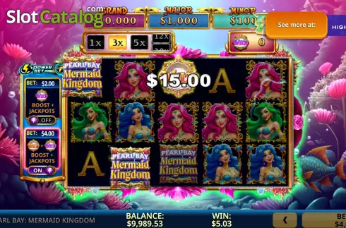 Οθόνη3. Pearl Bay: Mermaid Kingdom Κουλοχέρης