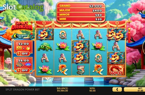 Οθόνη2. Split Dragon Power Bet Κουλοχέρης 