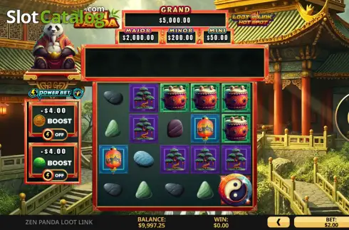 Οθόνη2. Zen Panda Loot Link Κουλοχέρης
