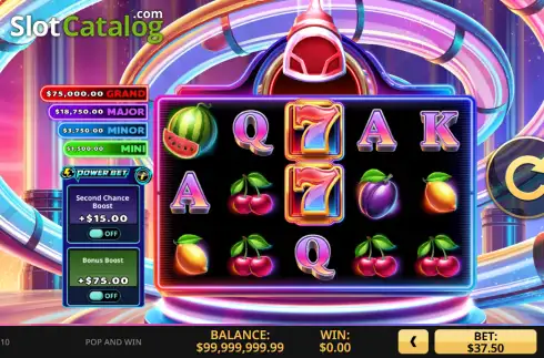 Οθόνη2. Pop and Win Κουλοχέρης