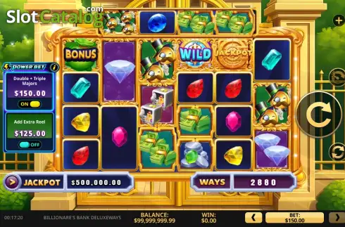 Οθόνη2. Billionaire's Bank DeluxeWays Κουλοχέρης 