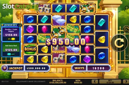 Οθόνη3. Billionaire's Bank DeluxeWays Κουλοχέρης 
