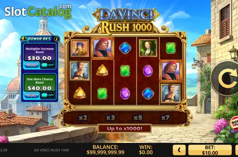 Οθόνη2. Da Vinci Rush 1000 Κουλοχέρης