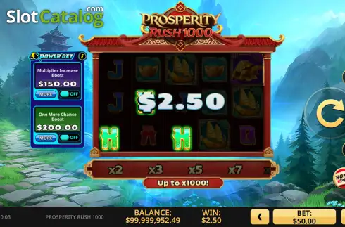 Οθόνη3. Prosperity Rush 1000 Κουλοχέρης 