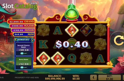 Οθόνη3. Prosperity Pop and Win Κουλοχέρης