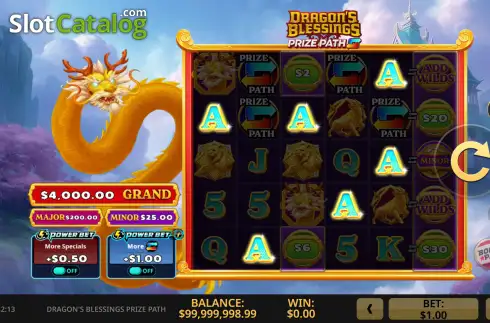 Οθόνη3. Dragon's Blessings Prize Path Κουλοχέρης